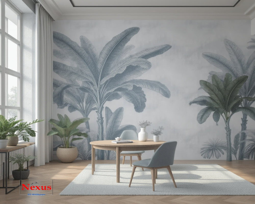 3D Wallpaper Serene Botanical